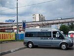 Бесплатный автобус Genser в пункт аренды автомобилей АрендаАвто-клп на ул.Добролюбова